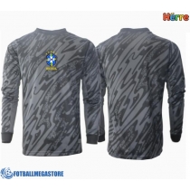 Fotballdrakt Herre Brasil Keeper Bortedrakt Copa America 2024 Langermet